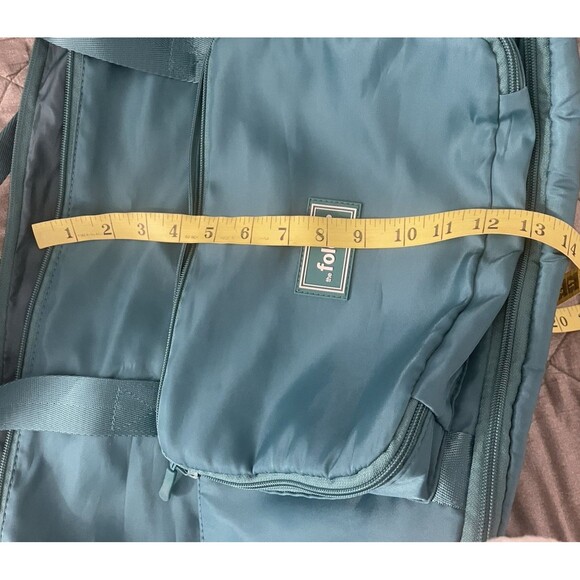 The Foldie Original Travel Expandable Foldable Tote Bag Carry On green - Picture 11 of 11